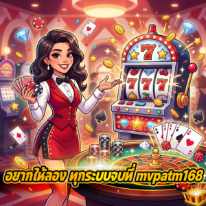 mvpatm168 เว็บเกมออนไลน์ครบวงจร เล่นง่าย แตกจริง รองรับทุกอุปกรณ์